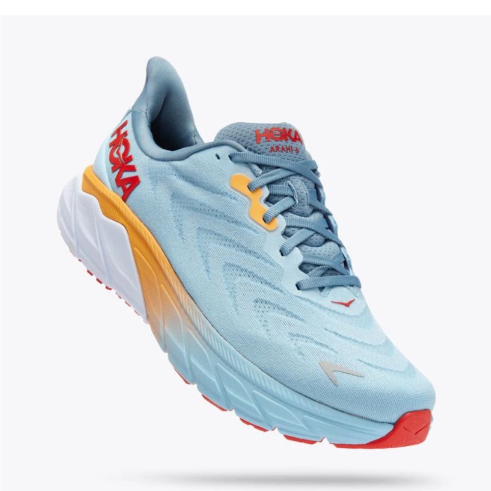 HOKA Men Arahi 6 Stability Running size 11.5D NEW Summer Song Mountain Spring - Picture 5 of 17